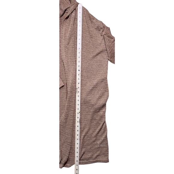 Flawless Mid Length Waffle Knit Gold Cardigan Small - Picture 3 of 7